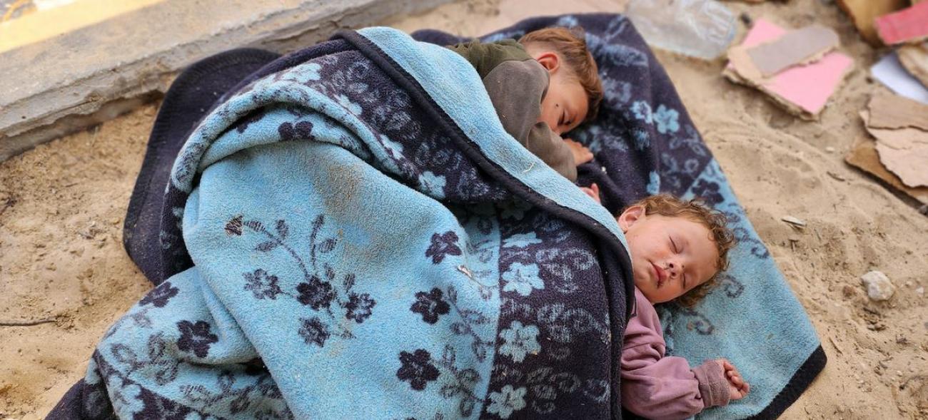 Families displaced and suffering
